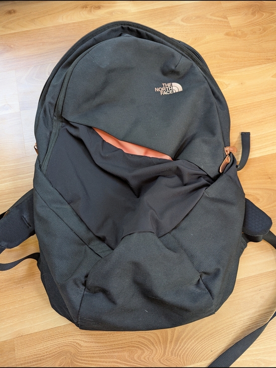 The North Face Handbags - The North Face Vault Backpack Black Rose Gold Hardware Laptop Bag